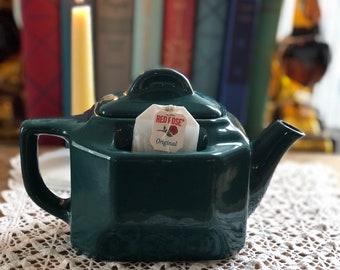 Vintage T-Ball Saddlebag Bacharach Teapot, Made by Stupakoff, Collectible Teapot, Unique