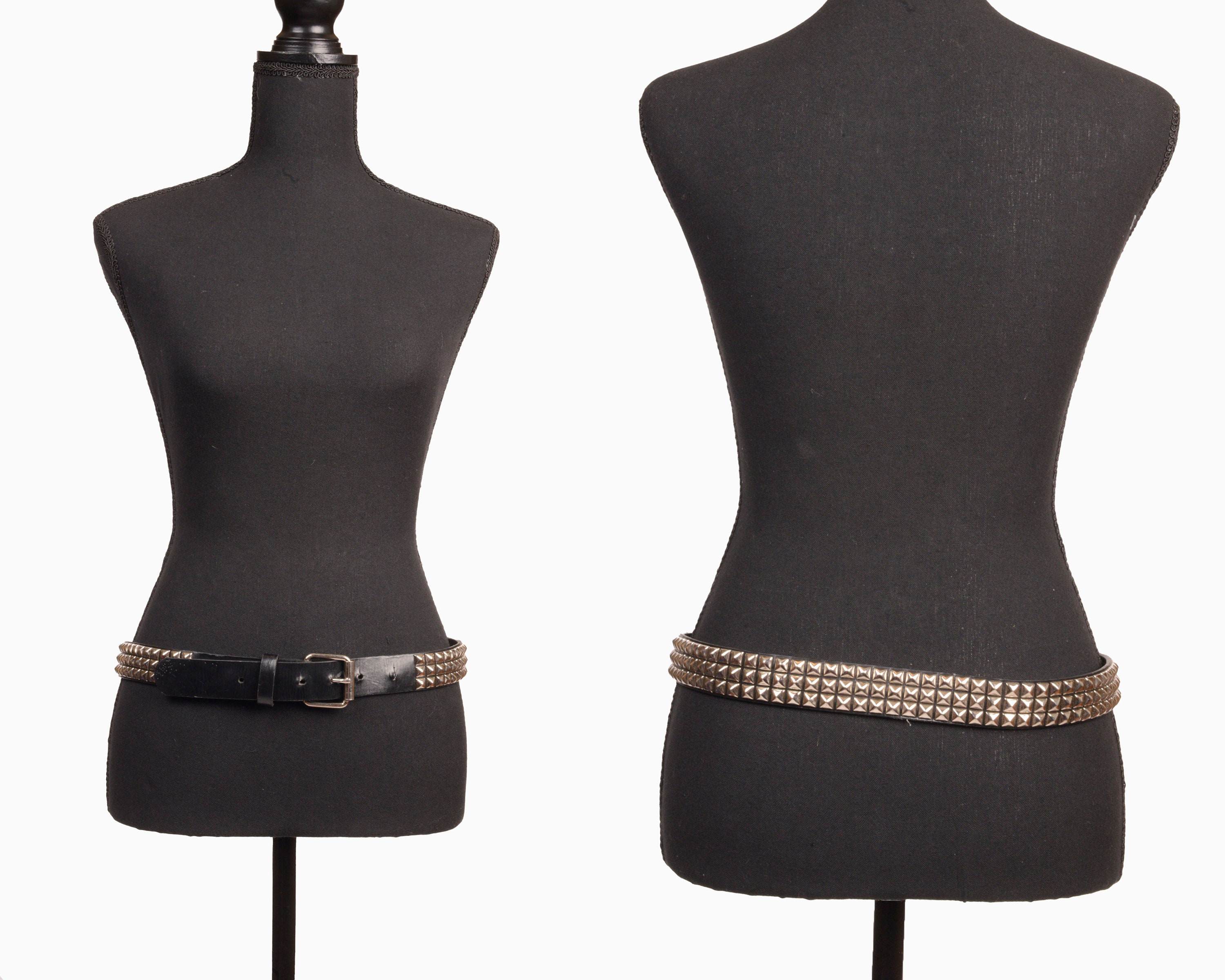 Women's Y2K Emo Punk Goth Studded Belt Sz Small Etsy