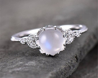 White Fire Opal Ring True Vintage Fire Opal Ring Opal | Etsy