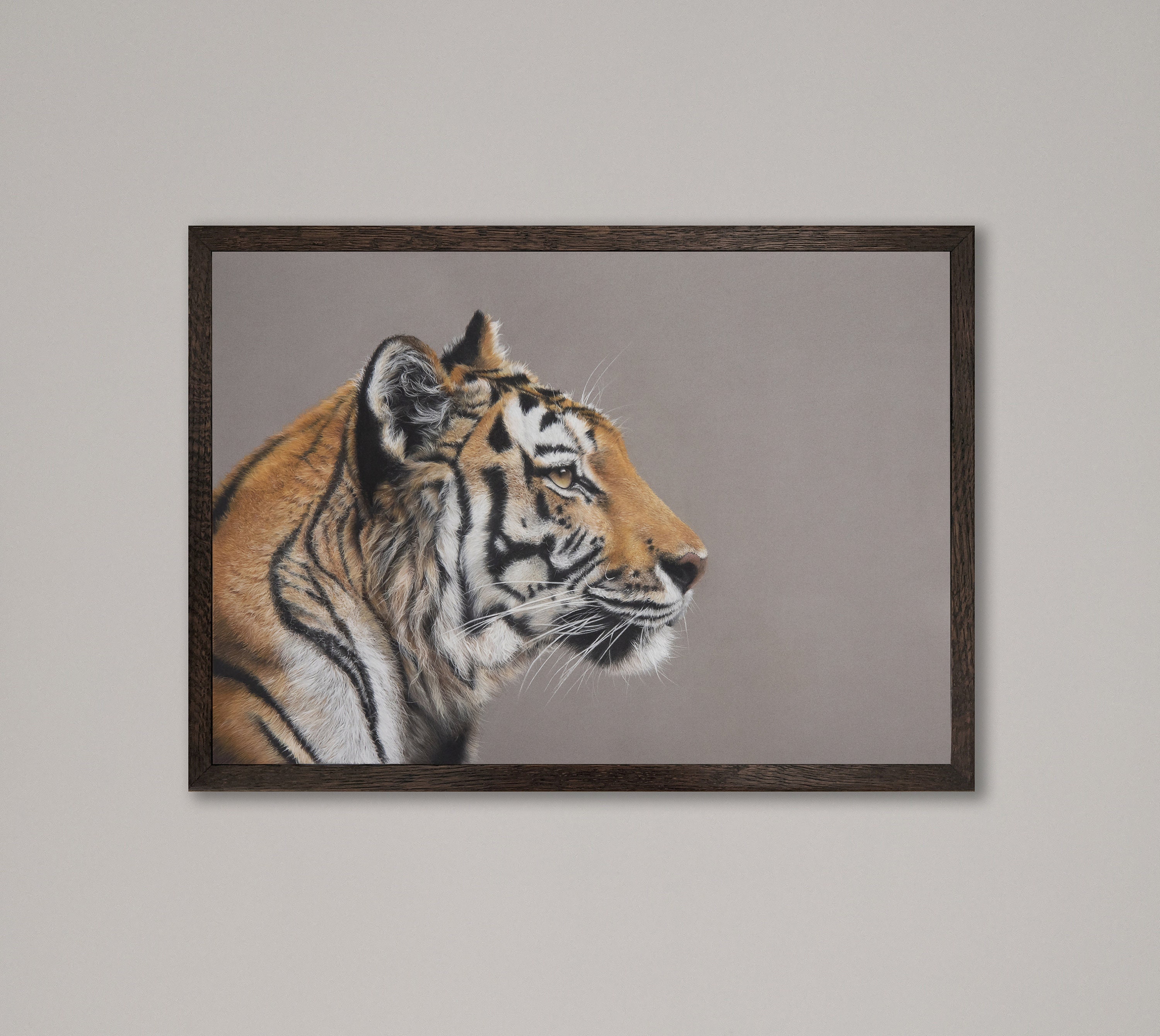 Framed Tiger Print / Framed Tiger Art/ Tiger/ Tiger Print/ Etsy