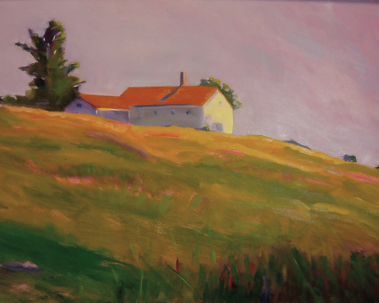 Maine Barn Painting, Landscape Art Print, Art Cards, Maine Art, Print