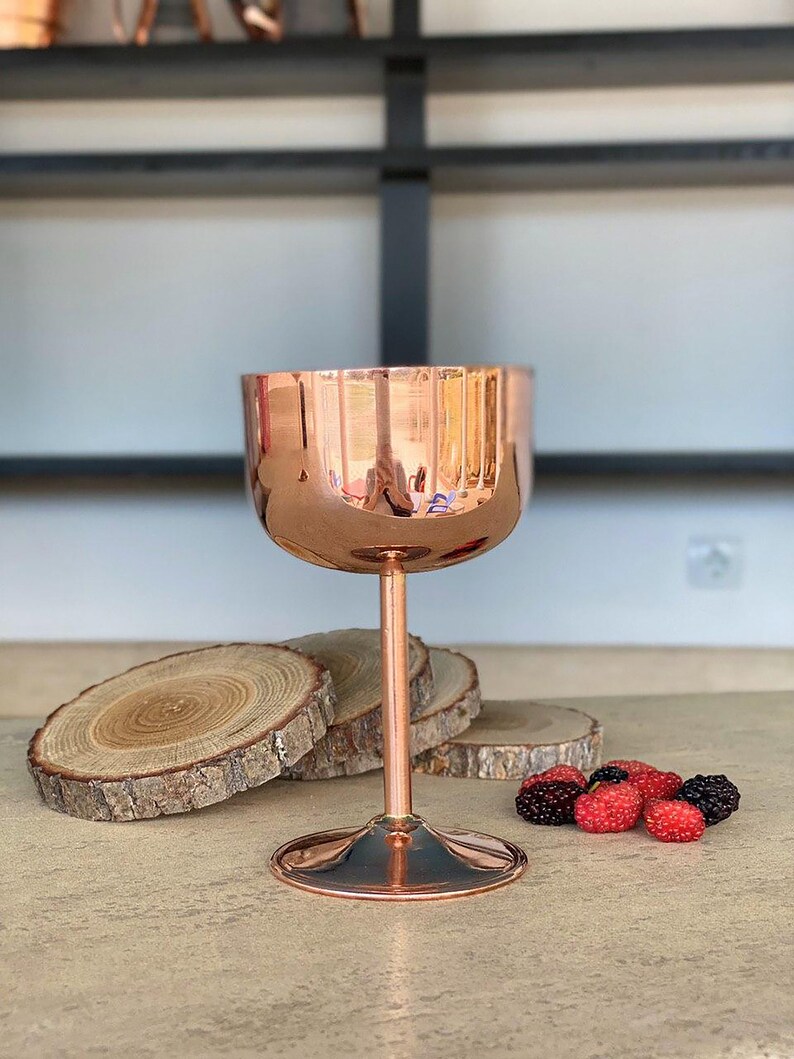 Copper wine tumbler Copper Wine Glass Bridesmaid tumbler 7th anniversary gift Copper anniversary personalized gift for Bridesmaid gift