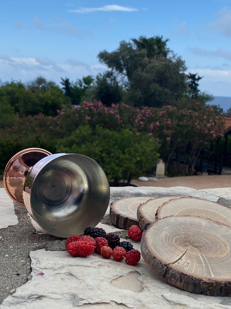 Copper wine tumbler Copper Wine Glass Bridesmaid tumbler 7th anniversary gift Copper anniversary personalized gift for Bridesmaid gift