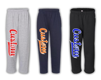 Custom College Wide Leg Sweatpants, Custom college merch Custom College Sweatpants, custom college apparel, college bed party, bed party