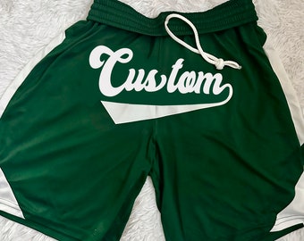Custom College Basketball Shorts, Custom College, Camp, Team, Mascot, Bed Party, Graduation Gift, Gameday, Sorority, Logo, Bed Party Gift