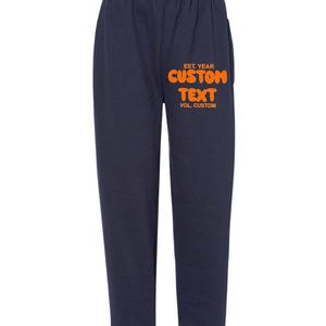 Custom College Puff Wide Leg Sweatpants, Custom College, college apparel, college merch, college bed party, college sweatpants, College PJs