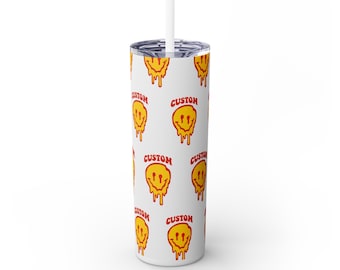 Custom College Tumbler, Roomate gift, Smiley Tumbler, Custom College Gift, Bed Party Gifts, Bed Party, Graduation Gift, custom college