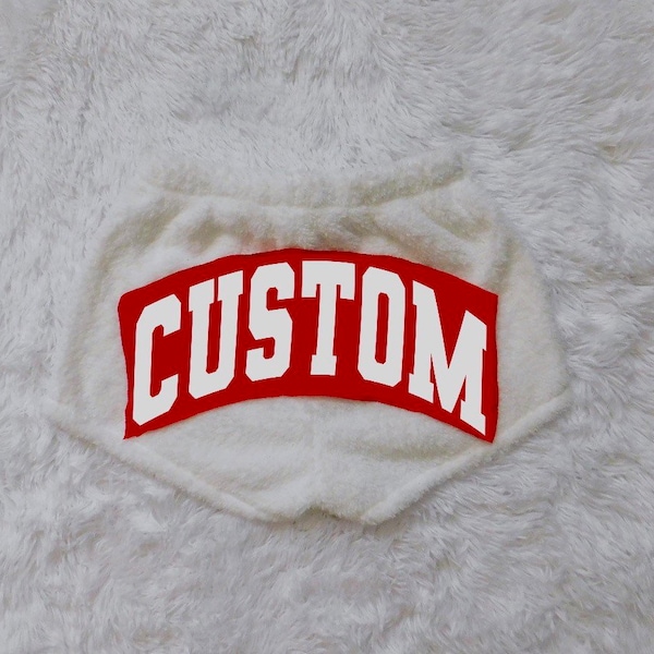 Custom College Sherpa Shorts