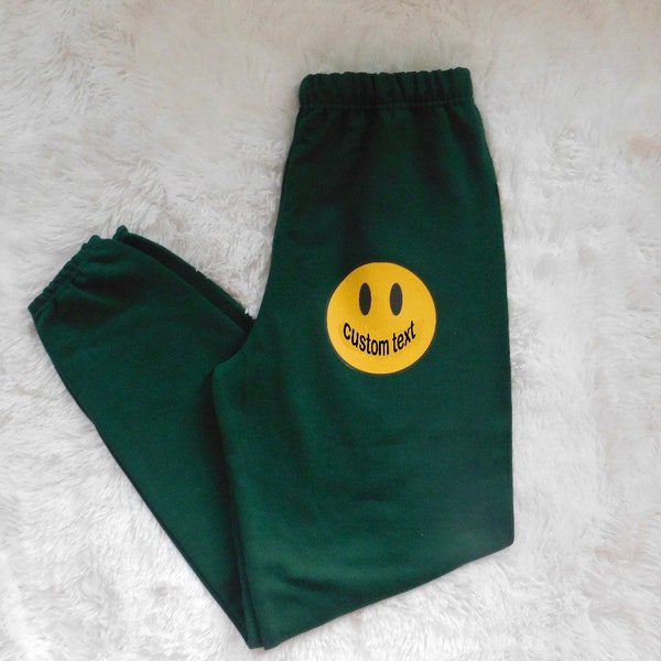 CUSTOM COLLEGE- Smiley Sweats