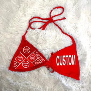 Custom College  Bikini Top, Custom College, Team, Mascot, Graduation Gift, Gameday, College crop top, Gameday top, Bed Party Gift