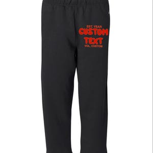 College Puffy Wide Leg Sweatpants, Custom College , custom college apparel, Custom college merch, college bed party, college sweatpants