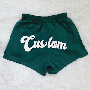 Custom College Groovy Shorts, Bed Party Gift, Graduation Gift, College Merch, College Apparel, College Gifts, Custom College Merch