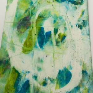 Impact, acrylic on paper
