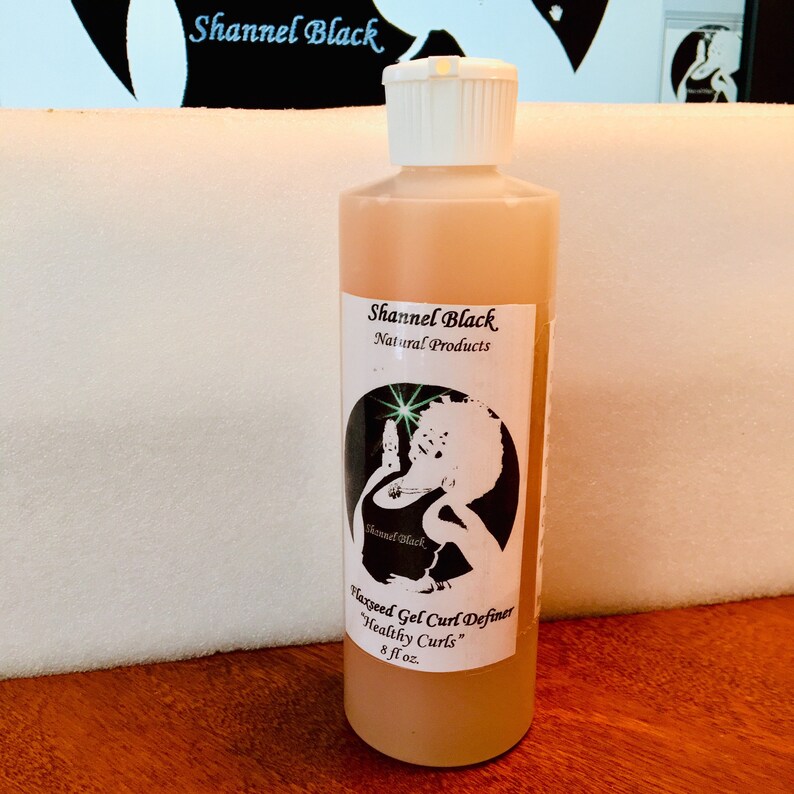 Flaxseed Gel Curl Definer 8 Oz By Shannel Black Etsy