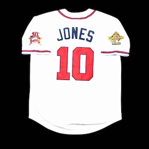 Chipper Jones Jersey Atlanta Braves 1995 World Series 