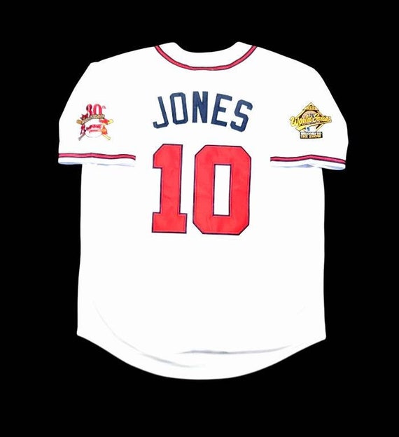 Chipper Jones Jersey Atlanta Braves 1995 World Series 