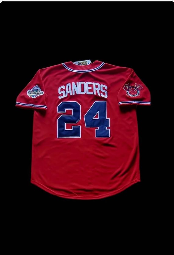 Deion Sanders Jersey Atlanta Braves 1992 World Series 