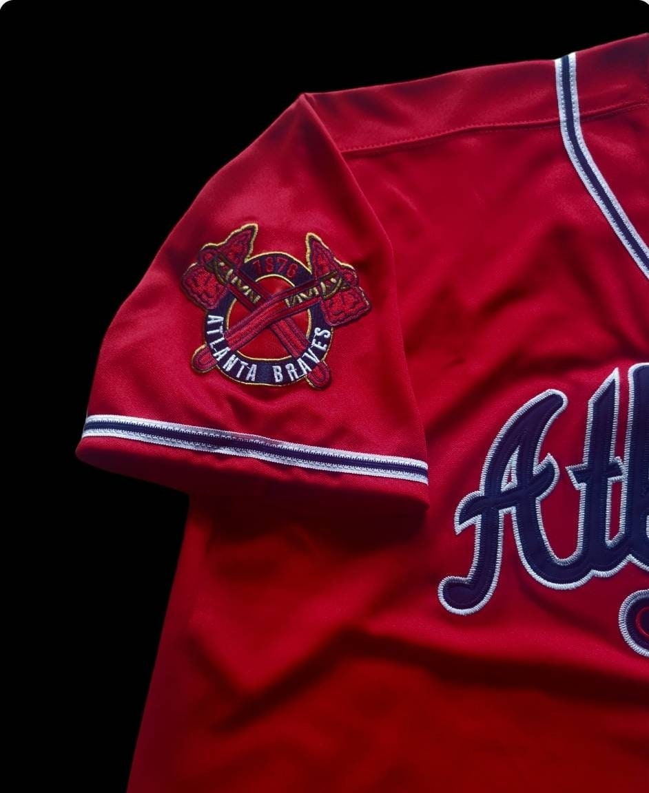 Deion Sanders Atlanta Braves 1992 World Series Jersey - All Stitched -  Nebgift
