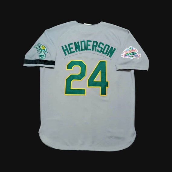Rickey Henderson Jersey Oakland A's 1989 World Series 