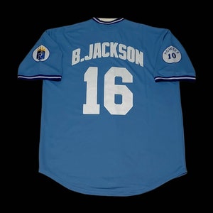 XclusiveTreasures Bo Jackson Kansas City Royals Jersey 1987 Throwback Stitched Birthday Gift Idea! Sale! Limited Time Only!