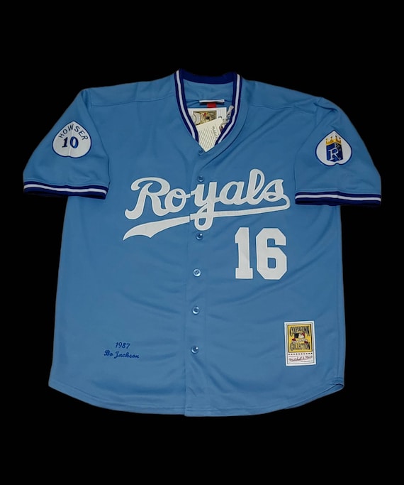 XclusiveTreasures Bo Jackson Kansas City Royals Jersey 1987 Throwback Stitched Birthday Gift Idea! Sale! Limited Time Only!