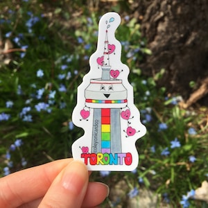 Sticker Toronto Pride, leuk Toronto-cadeau, souvenir Toronto Ontario, grappige sticker Toronto