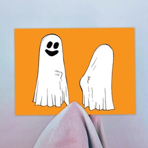 Biglietto Spooky Booty, biglietto di anniversario cattivo, biglietto di Halloween divertente, biglietto di auguri Nice Bum, regalo cattivo di Halloween