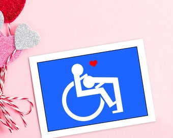 Meals On Wheels Card, Naughty Valentines Day Card, Raunchy Anniversary Gift