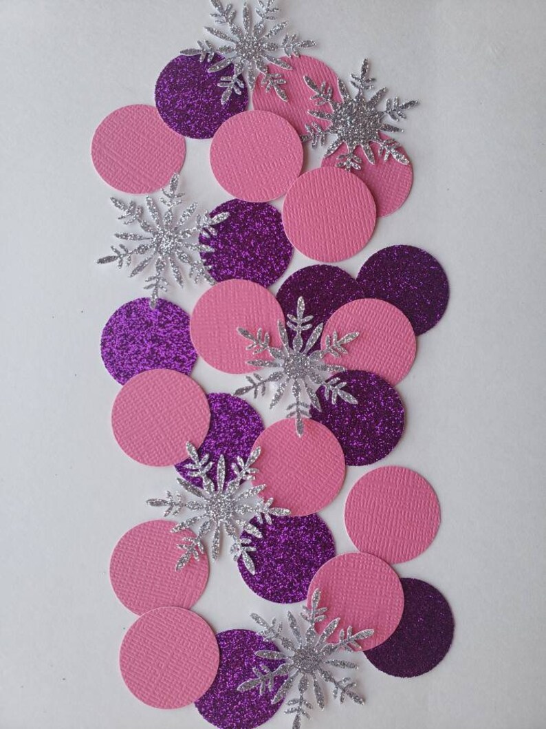 Frozen decor Frozen confetti Winter wonderland Frozen themed party Confetti Frozen table scatter snowflakes 150 pieces frozen confetti