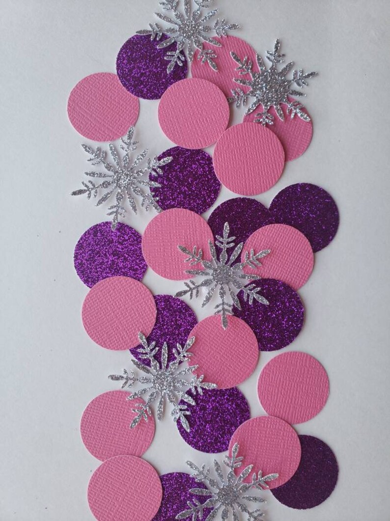 Frozen decor Frozen confetti Winter wonderland Frozen themed party Confetti Frozen table scatter snowflakes 150 pieces frozen confetti