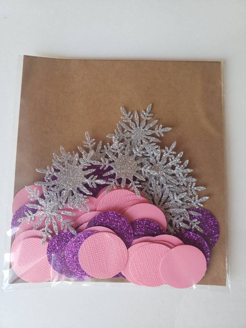 Frozen decor Frozen confetti Winter wonderland Frozen themed party Confetti Frozen table scatter snowflakes 150 pieces frozen confetti