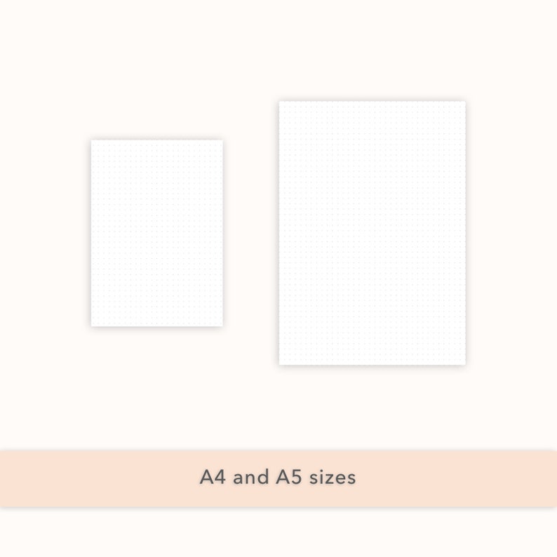 Printable Bullet Journal Dot Paper 8.5x11 PDF Instant - Etsy