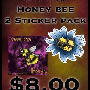 Stoner Advisory Art HoneyBee Sticker pack