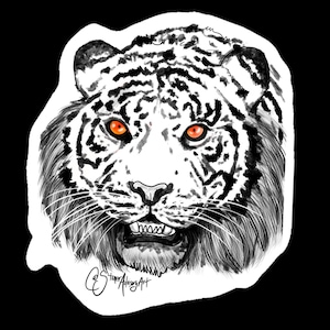 Stoner Advisory Tigerkopf Sticker