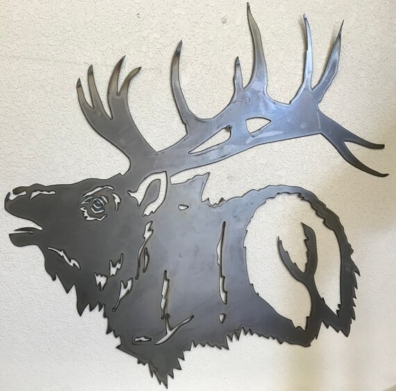 Bugling Elk Metal Art Bugling Elk Metal Art