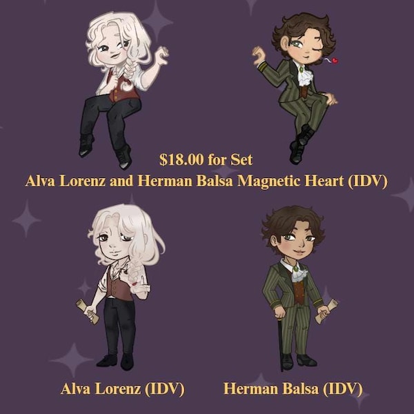 Identity V: Halva (Herman Balsa x Alva Lorenz) Merch