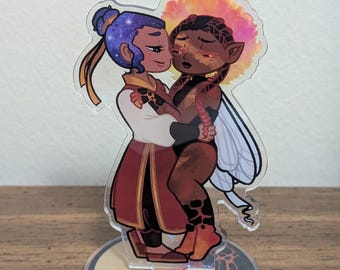Custom Commission YCH Couple 5" Acrylic Standee (Please Read Description!)