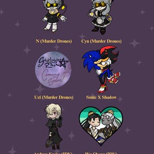 Multi-Fandom Keychains