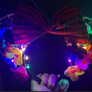 Add LED fairy lights to any Mariachi Sombrero headband