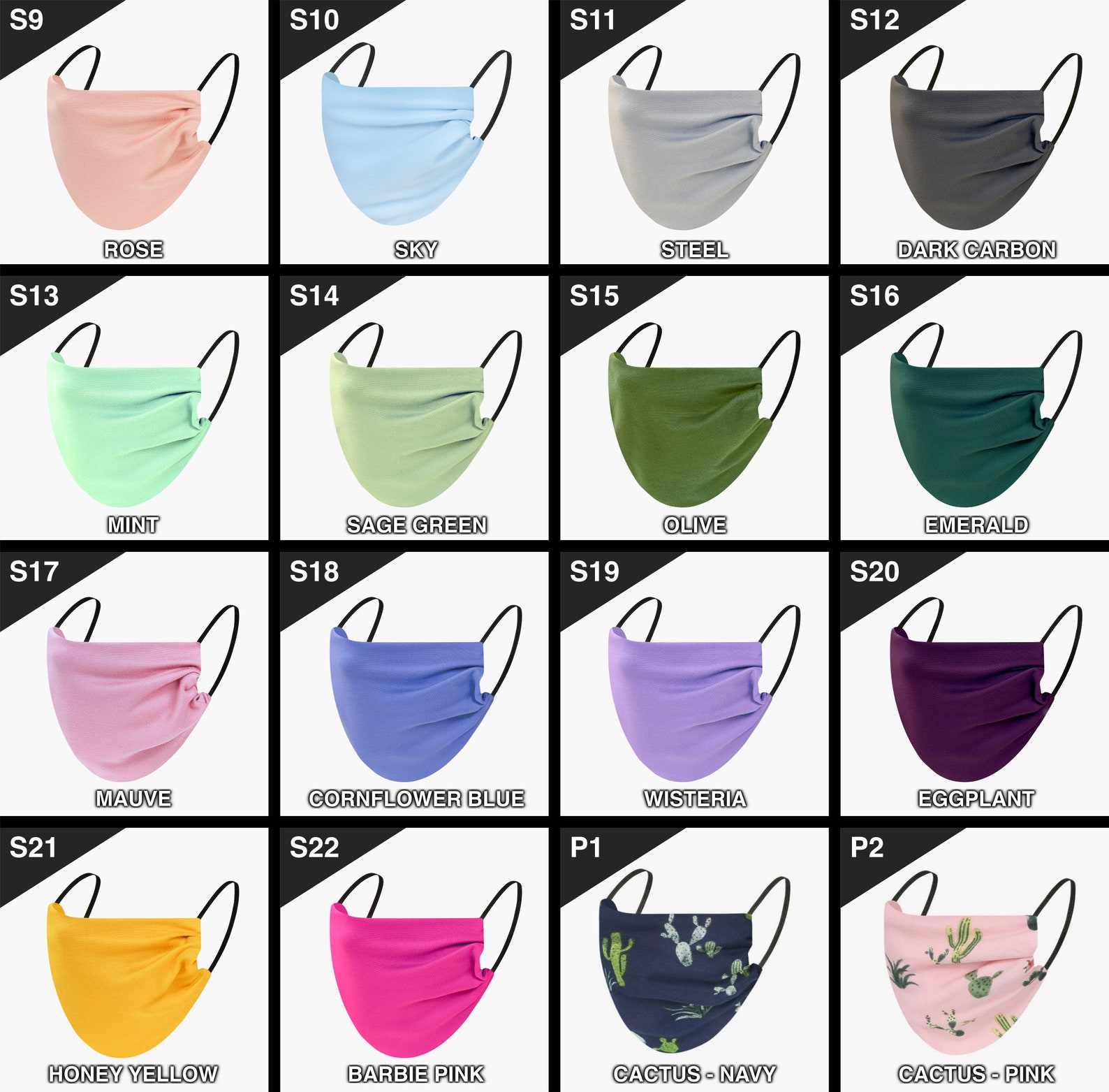 Most Comfortable Face Mask L Unique Design Colorful Masks Etsy