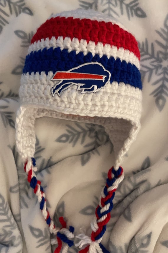Buffalo Bills Winter Hat handmade 