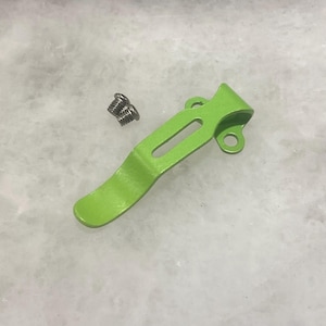 Zombie Green Steel Deep Pocket Clip Replacement For Kershaw CRYO 1555 CRYO 2 1556 & Thermite Knife
