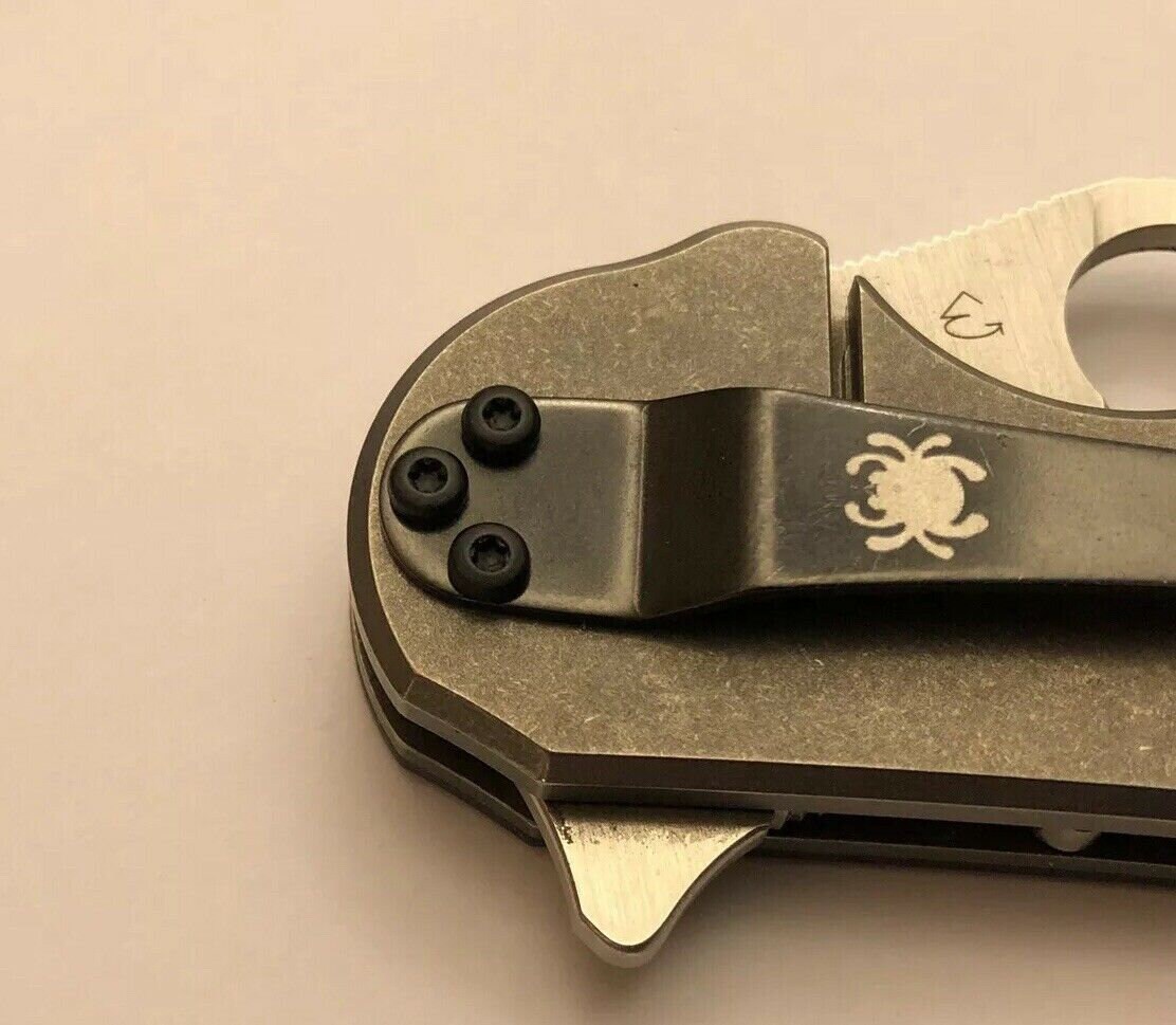 Black Replacement Pocket Clip Torx Screws For Spyderco Domino Etsy