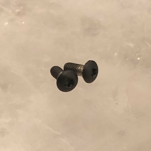 Black Pocket Clip Screws T6 Torx Screws for Benchmade 916 Triage (Set of 2)