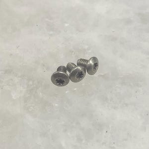 Stainless Steel T6 Torx Screws For Kershaw 1660 Leek Knife Pocket Clip & Blade Lock - 3pcs