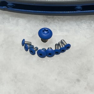 Flat Blue Stainless Screw For Benchmade Griptilian 551-1 550-1 G10 Handle Knife