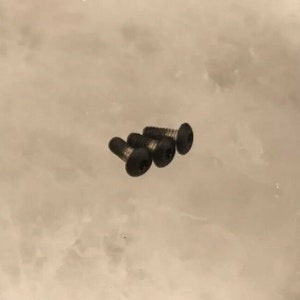 Black T6 Torx Screws For Spyderco Pocket Clip Endura 4 FRN Handle Knife Set Of 3