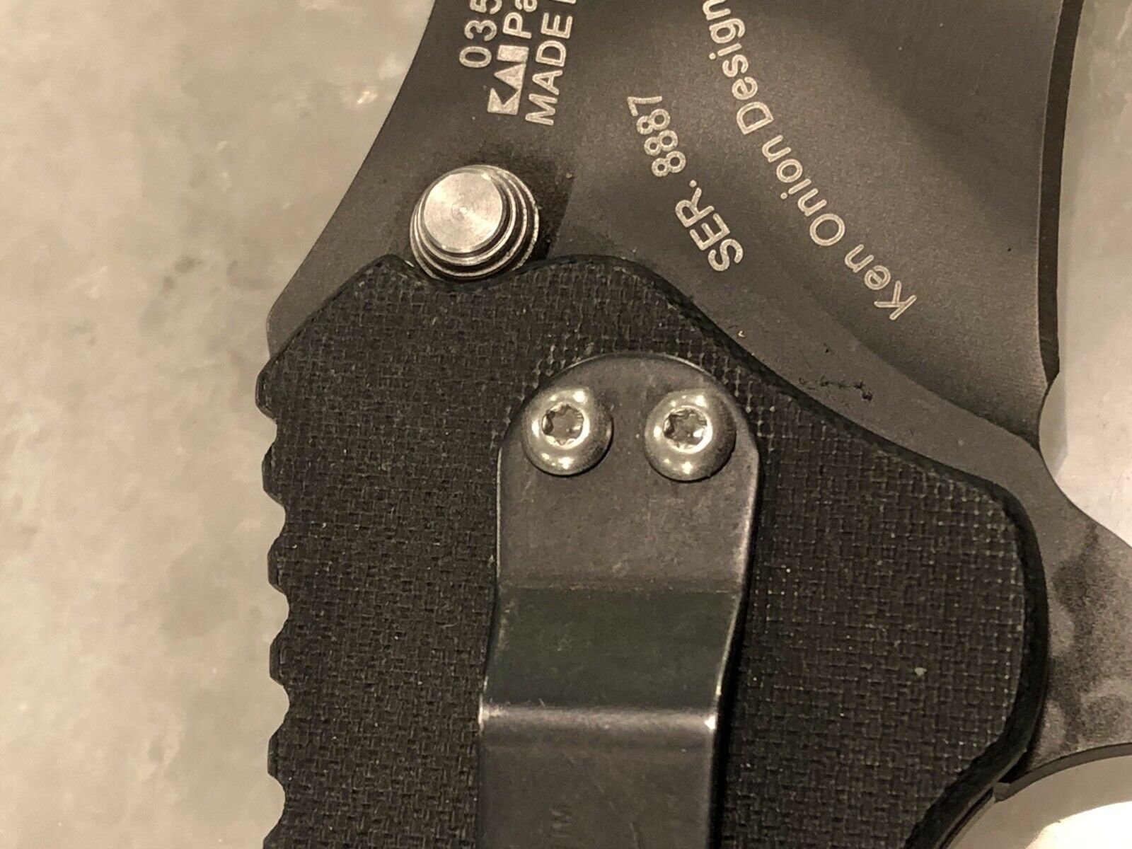 ゼロトレランス ZT0350 ZT350 フォルダーナイフ用ポケットクリップ 