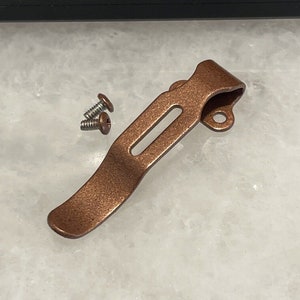 Copper Steel Pocket Clip For Streamlight Wedge 88810 88811 XT 88812 Flashlight
