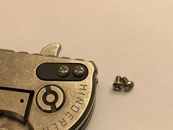 Replacement Pocket Clip/tab Screws for Rick Hinderer XM-18 XM-24
